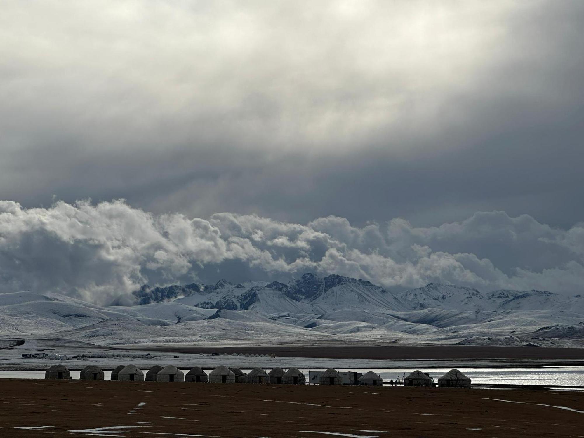 Yurt Camp Ali-Nur At Lake Song-Kol Юрточный Лагерь Али-Нур Озеро Сон-Куль Сон-Куль Кыргызстан Нарын Kyrgyzstan Naryn المظهر الخارجي الصورة
